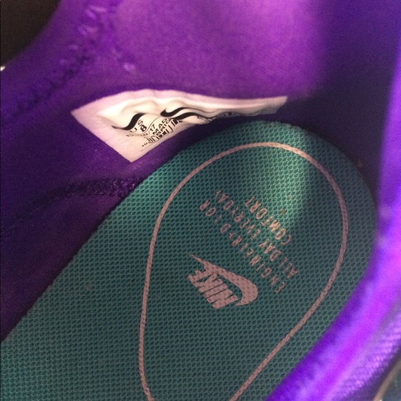 Nike Air Huarache City Size 8 Gray Purple Aqua - Picture 7 of 11